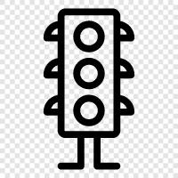 traffic light, traffic signal, traffic control, traffic officer icon svg