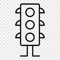 traffic light, red light, green light, traffic control icon svg
