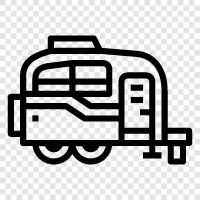 trailer rental, rental trailers, Moving, transportation icon svg