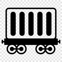 train, locomotive, freight, cargo icon svg