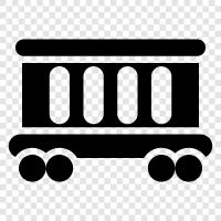 Zug, Eisenbahn, Transport, Fracht symbol