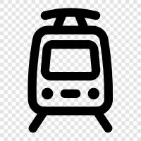 tramway, light rail, streetcar, Tram icon svg