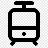 tramway, streetcar, light rail, rapid transit icon svg