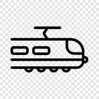 tramway, streetcar, light rail, rapid transit icon svg