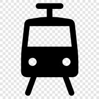 tramvay, hafif raylı, kentsel raylı, raylı ikon svg