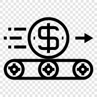 Transfer Money, Cash Transfer, Money Transfer Service, Send Money icon svg