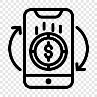 transfer money to, transfer money from, transferring money, sending money icon svg