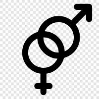 transgender, transsexual, crossdresser, gender identity icon svg