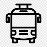 transit, bus, car, motor icon svg