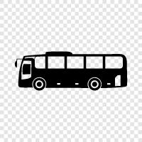 Transit, Transportation, Coach, Car icon svg