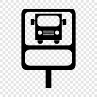 Transit, Transportation, Stop, Station icon svg