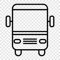 Transit, Bushaltestelle, Buslinie, Busfahrplan symbol