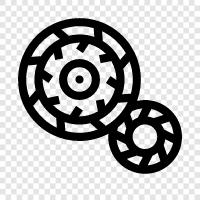 transmission, gears, transmission repair, gearbox icon svg