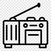 transmitter, frequency, shortwave, AM broadcast icon svg