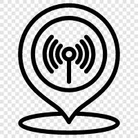 transmitter, RF transmitter icon svg