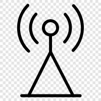 transmitter, amplifier, receiver, signal icon svg