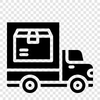 transport, trucking, cargo, transport truck icon svg