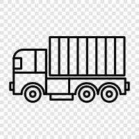 transport, cargo, cargo truck, large truck icon svg