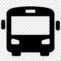 transportation, public transportation, city bus, intercity bus icon svg