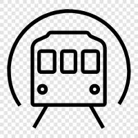 transportation, subway, transit, train icon svg