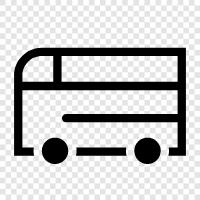 transportation, public transportation, coach, bus stop icon svg