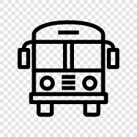 Transportation, School, Road, School Bus Drivers icon svg