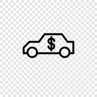 transportation, car rental, cars, car dealers icon svg