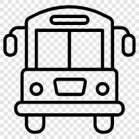 transportation, coach, bus stop, bus station icon svg