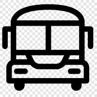 Transportation, Transportation Systems, School Buses, School Transportation icon svg