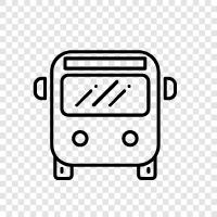 transportation, ride, bus stop, bus station icon svg