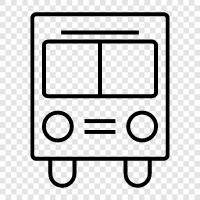 transportation, coach, bus station, public transportation icon svg