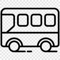 transportation, public transportation, coach, bus stop icon svg