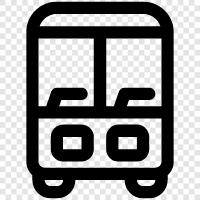 Transportation, Ride, Vehicle, Bus icon svg