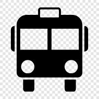 transport, bus, bushaltestelle, busbahnhof symbol