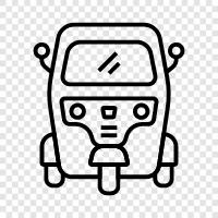 Transportation, Wheelchair, Disabled, Rickshaw icon svg