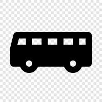 transportation, bus stop, bus route, bus timetable icon svg