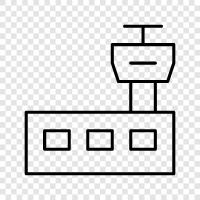 Transport, Airline, Flughafen Shuttle, Flughafen Parkplatz symbol