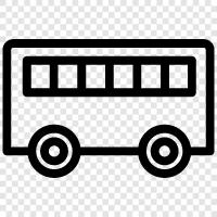 Transportation, Ride, Bus icon svg