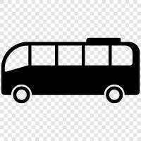 transportation, public transportation, coach, taxi icon svg