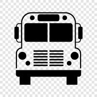 transportation, school, route, schedule icon svg