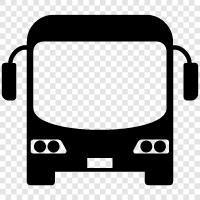 transportation, routes, timetables, stops icon svg