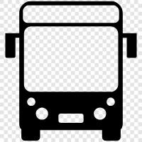 transportation, commuting, travel, buses icon svg