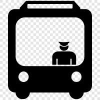 Transport, Bushaltestelle, Buslinie, Busfahrplan symbol