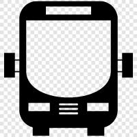 Transport, Bus, Bushaltestelle, Buslinie symbol