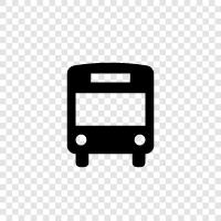 transportation, coach, bus stop, public transport icon svg