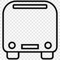 transportation, buses, bus company, Bus icon svg