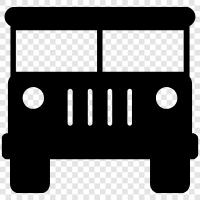 Transport, Fahrt, Busse, Routen symbol