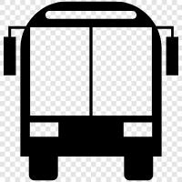 Transport, Transit, Bushaltestelle, Buslinie symbol