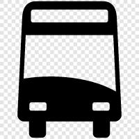 Transport, Rideshare, Taxi, Bus symbol