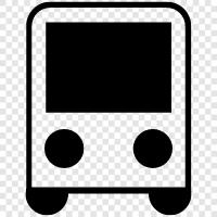 transportation, public transportation, bus stop, bus route icon svg